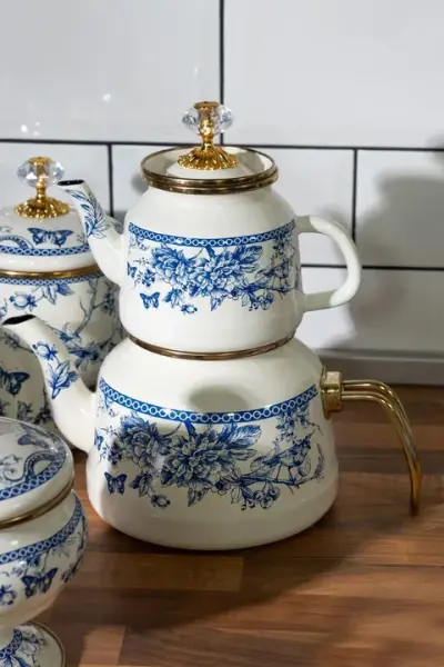 BLUE LİFE EMAYE ÇAYDANLIK