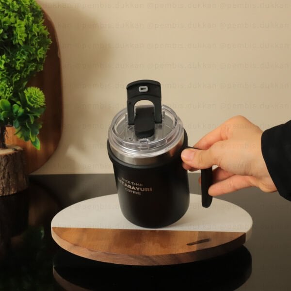 1 ADET AROW MUG 500 ML TERMOS SİYAH
