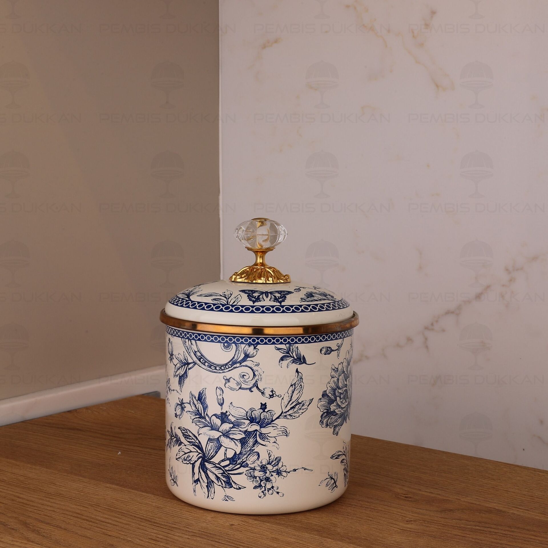 BLUE LİFE EMAYE ORTA BOY KAVANOZ