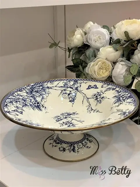 BLUE LİFE EMAYE AYAKLI MEYVELİK