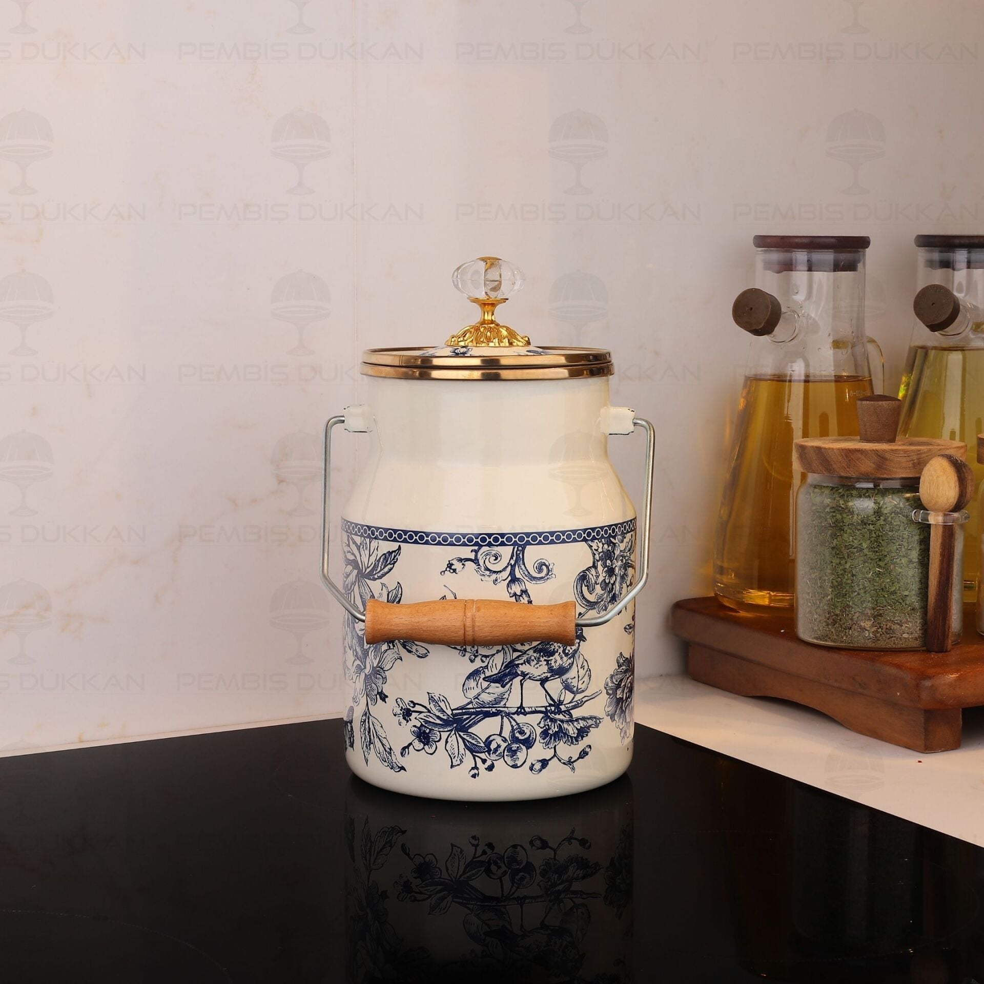 BLUE LİFE EMAYE OTANTİK 2 LİTRE BAKRAÇ