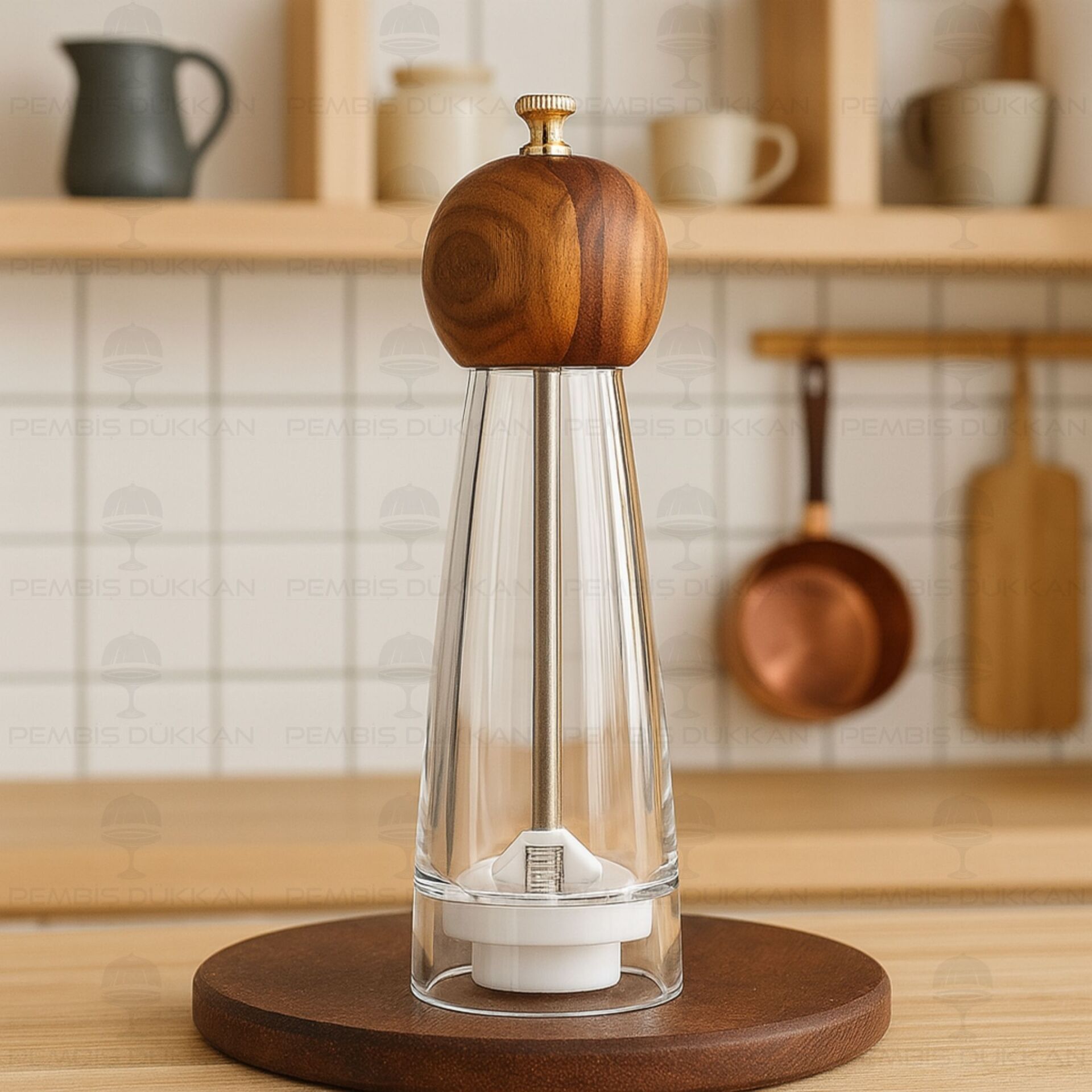 AKASYA BÜYÜK BOY TUZ & KARABİBER DEĞİRMENİ (M470)