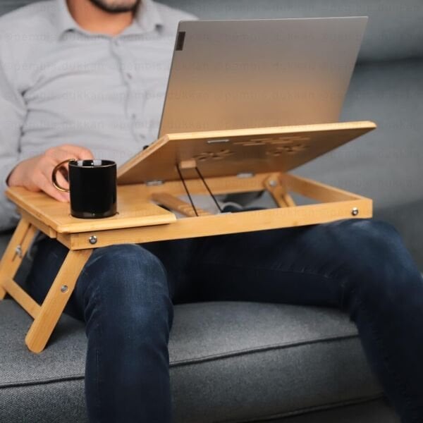 THN BAMBU NOTEBOOK ÇALIŞMA MASASI
