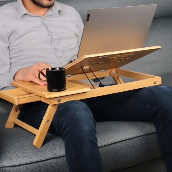 THN BAMBU NOTEBOOK ÇALIŞMA MASASI