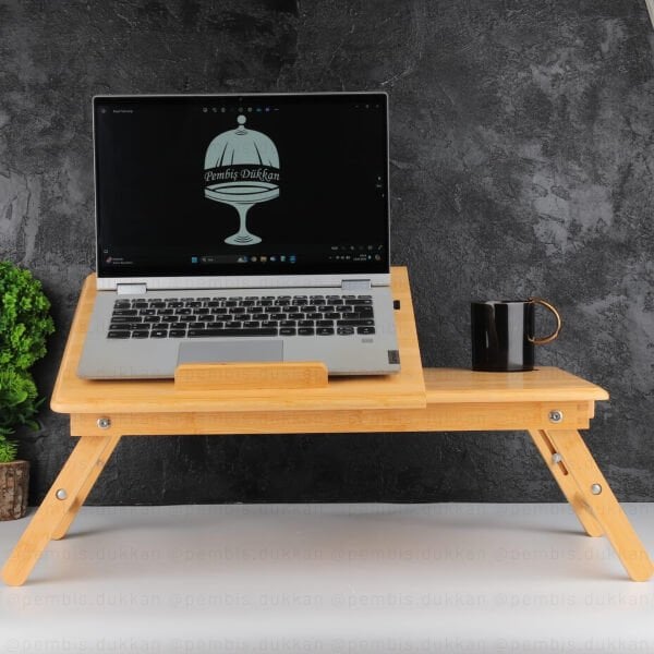 THN BAMBU NOTEBOOK ÇALIŞMA MASASI