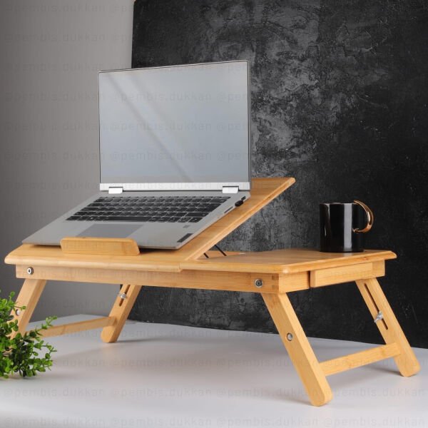 THN BAMBU NOTEBOOK ÇALIŞMA MASASI