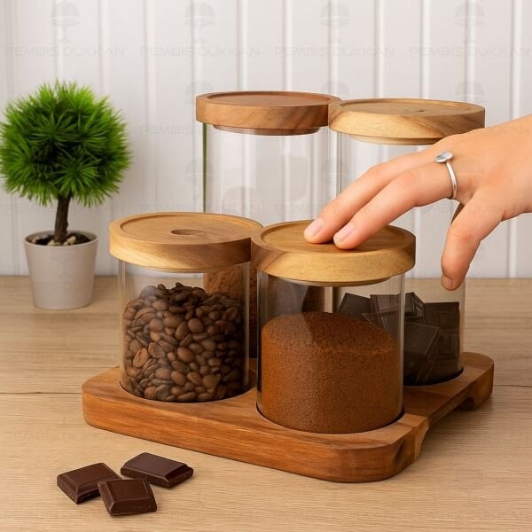 4LÜ SOLEDO TEZGAH ÜSTÜ BAHARATLIK SET (1325)