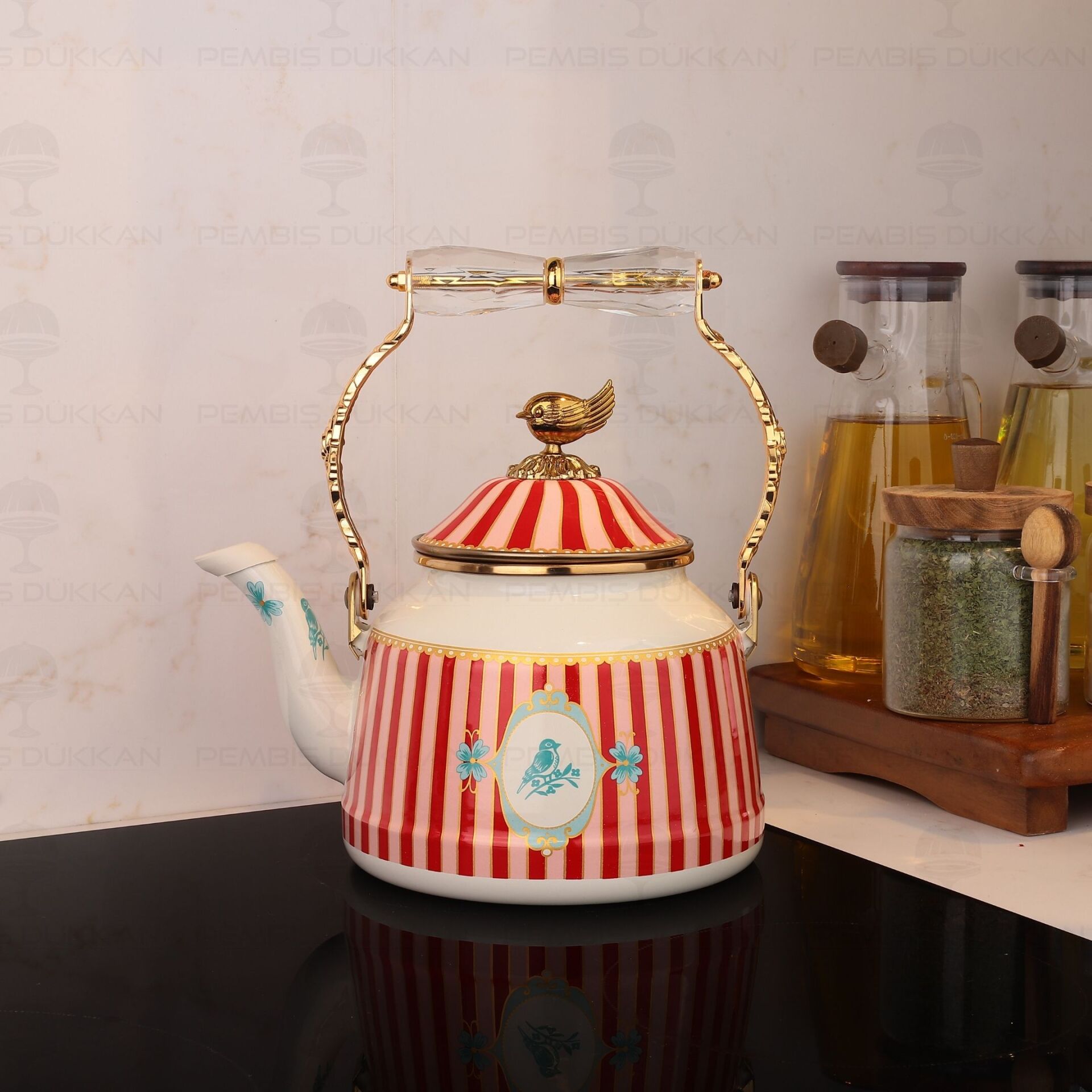 BELLİSİMA EMAYE KETTLE DEMLİK