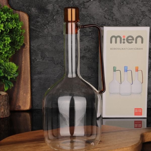 BOROSİLİKAT CAM 1300ML UZUN SÜRAHİ 1332 ( RENK SEÇİNİZ )