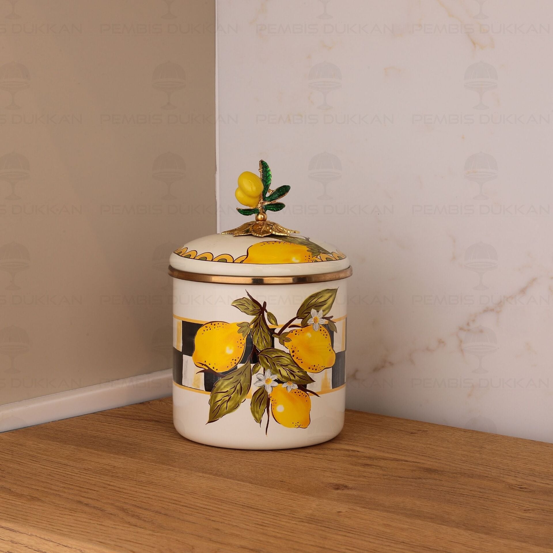 LİNDA EMAYE ORTA BOY KAVANOZ