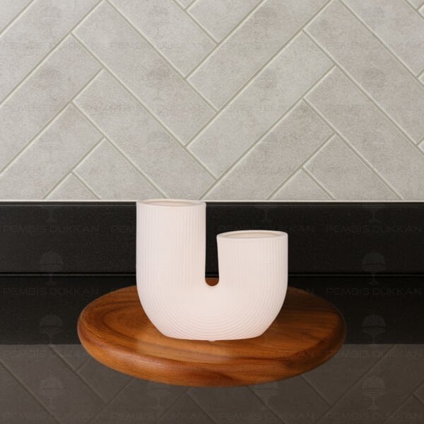 MN U MODEL SERAMİK VAZO KÜÇÜK BOY (0258)