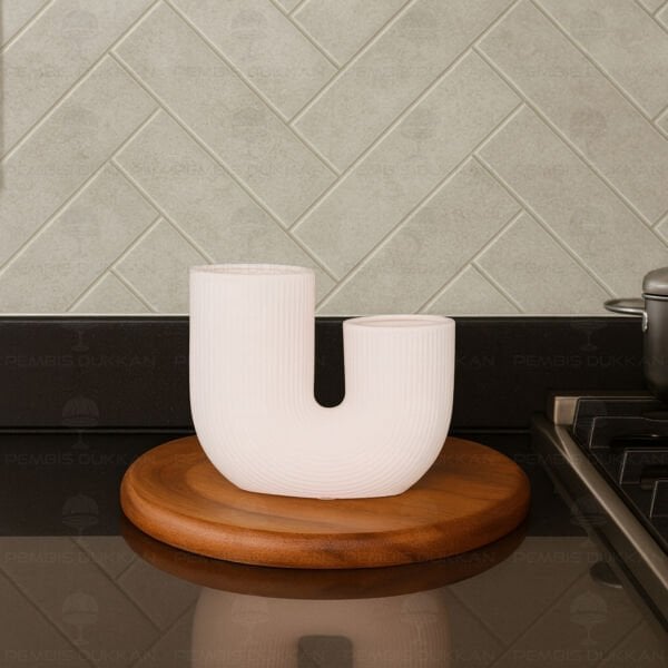 MN U MODEL SERAMİK VAZO KÜÇÜK BOY (0258)