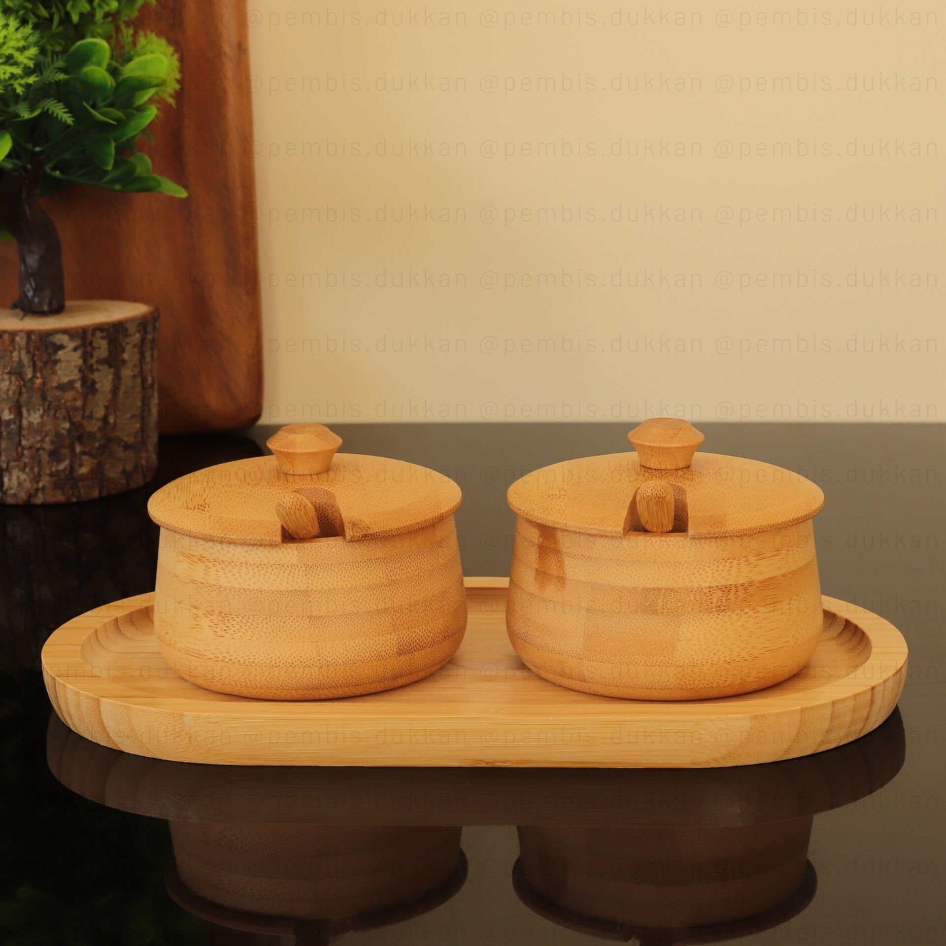 OVAL ALTLIKLI KAŞIKLI BAHARATLIK KOMBİN SET NO2