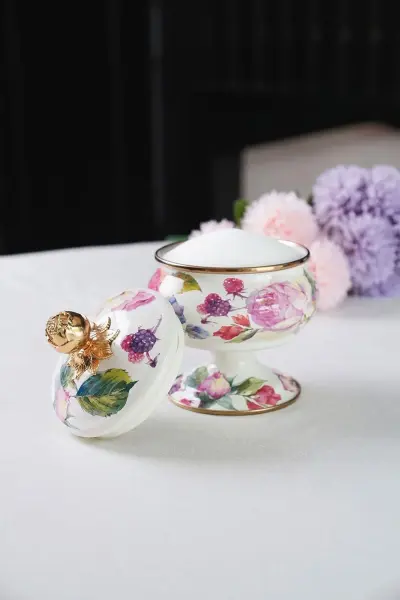 ROSE DELUXE EMAYE AYAKLI ŞEKERLİK