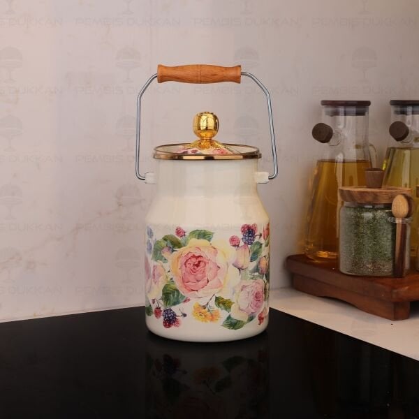 ROSE DELUXE EMAYE OTANTİK 2 LİTRE  BAKRAÇ