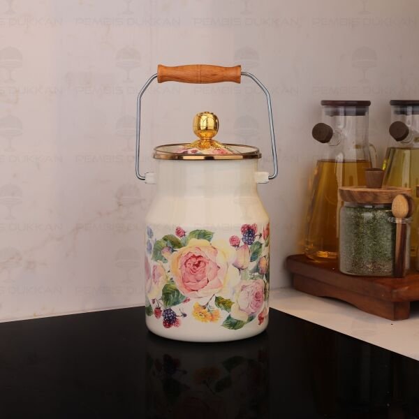 ROSE DELUXE EMAYE OTANTİK 2 LİTRE  BAKRAÇ