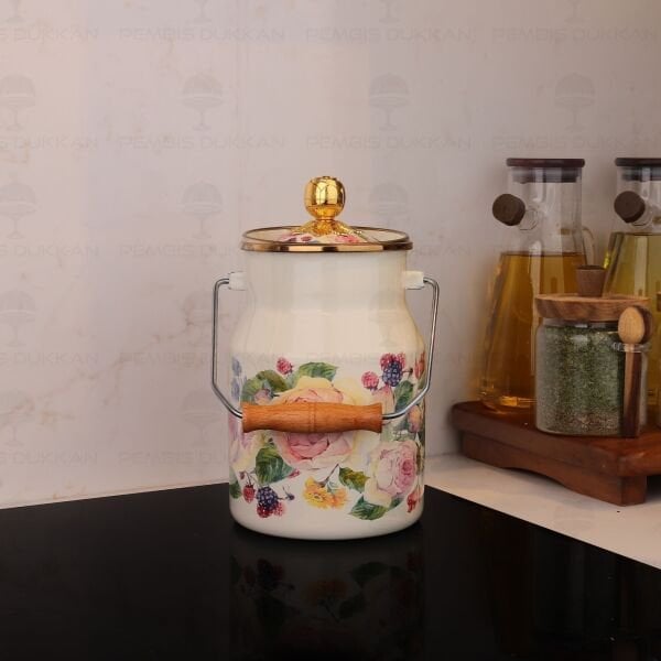 ROSE DELUXE EMAYE OTANTİK 2 LİTRE  BAKRAÇ