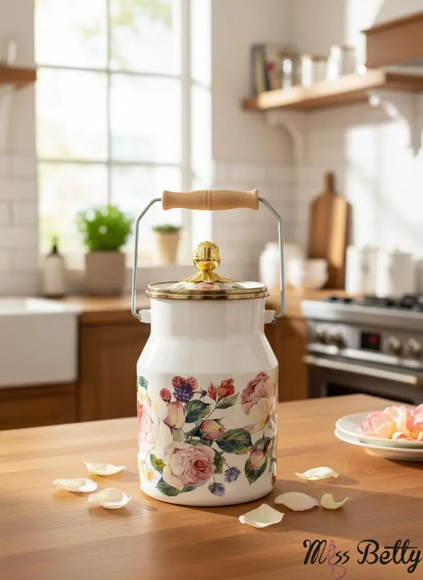 ROSE DELUXE EMAYE OTANTİK 2 LİTRE  BAKRAÇ