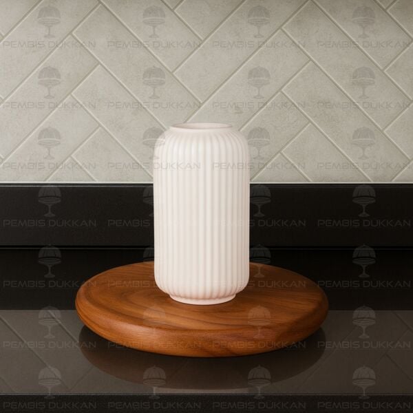 MN SERAMİK ÇİZGİLİ VAZO (1026)