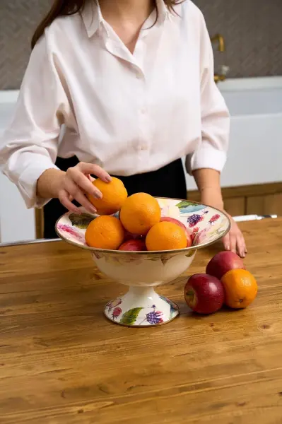 ROSE DELUXE EMAYE AYAKLI MEYVELİK