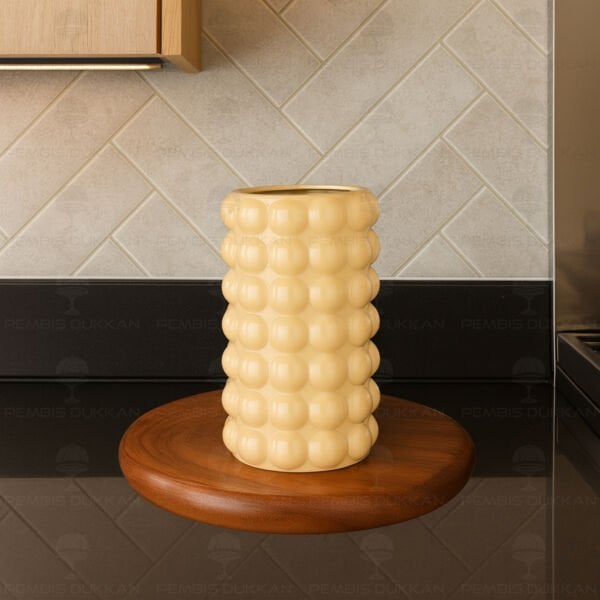 MN BUBBLE MODEL SERAMİK BÜYÜK VAZO  (1031)