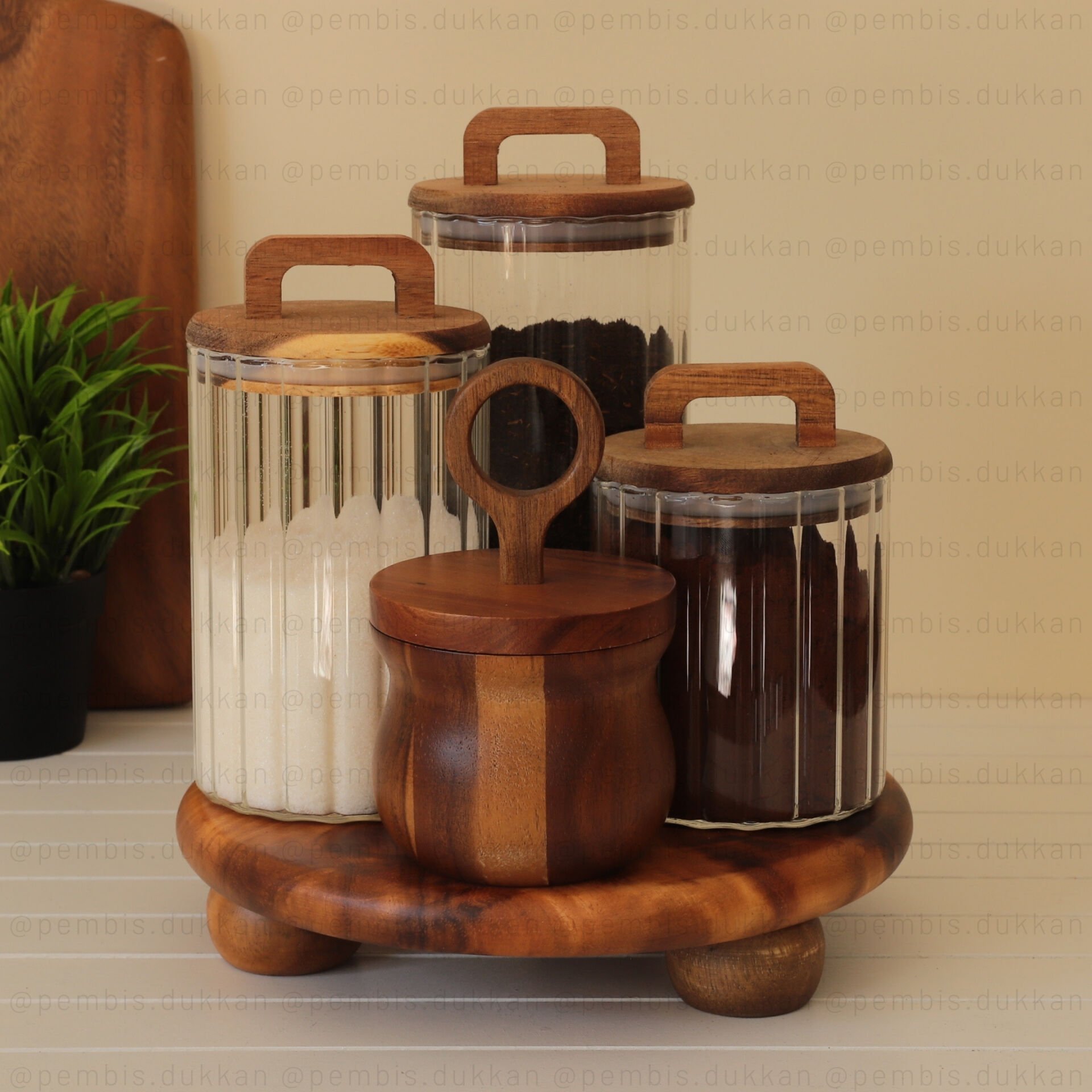 AKASYA KAPAKLI KAVANOZ KOMBİN SET NO 5