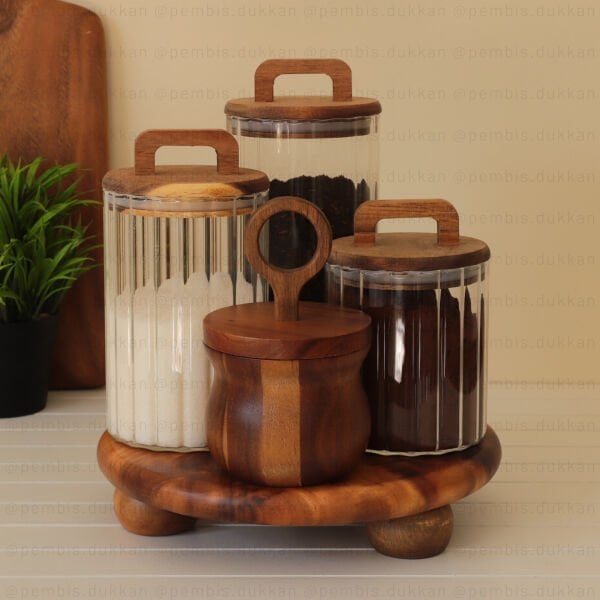 AKASYA KAPAKLI KAVANOZ KOMBİN SET NO 5