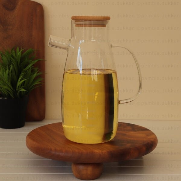 1 ADET BAMBU KAPAKLI MİLO YAĞLIK 1113