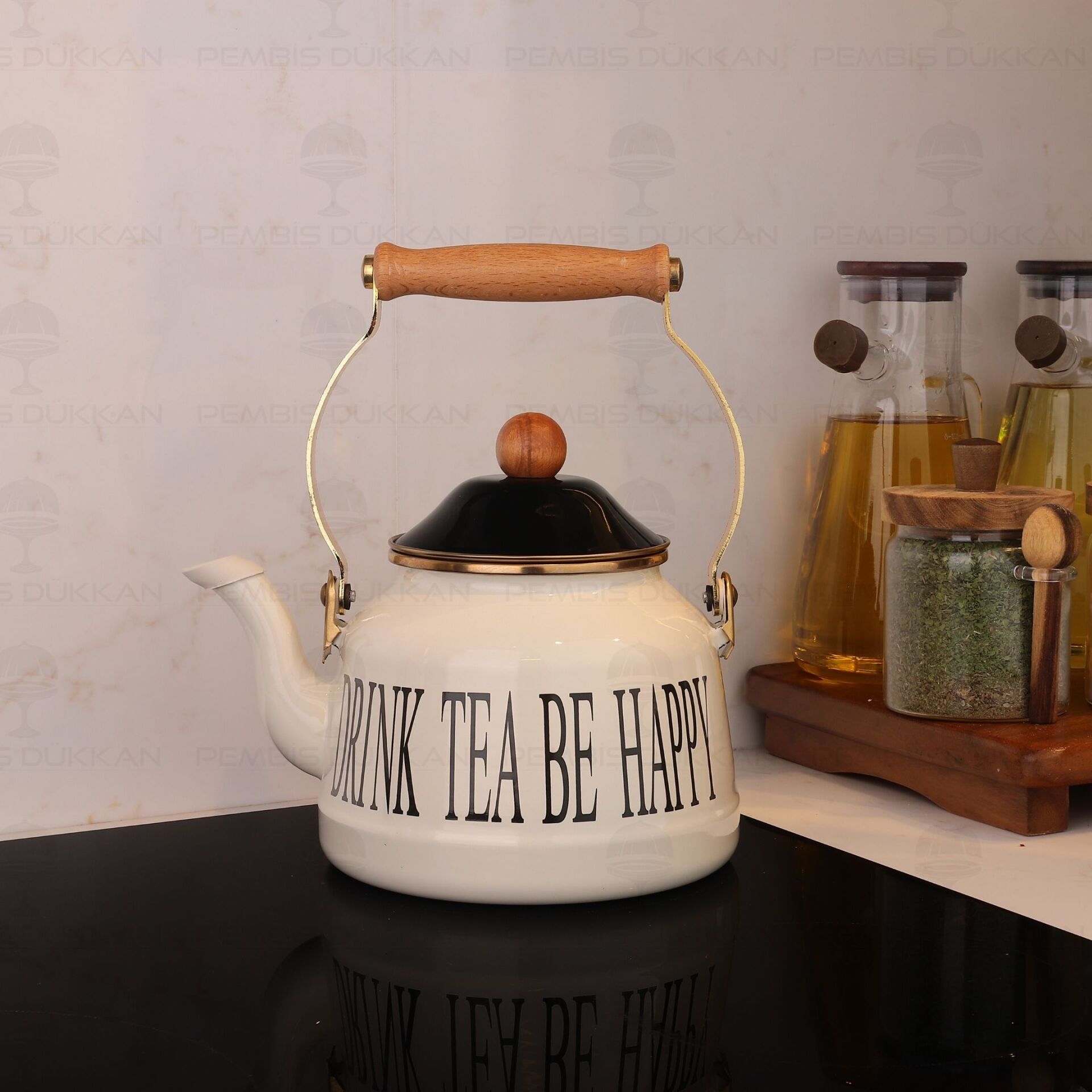 MOTTO EMAYE 2.5 LİTRE KETTLE DEMLİK