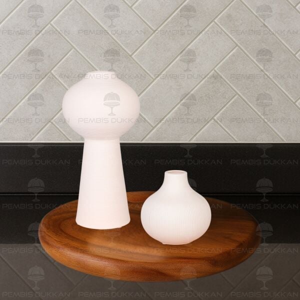 SERAMİK DEKORATİF VAZO KOMBİN SET NO5 (STAND HARİÇ)