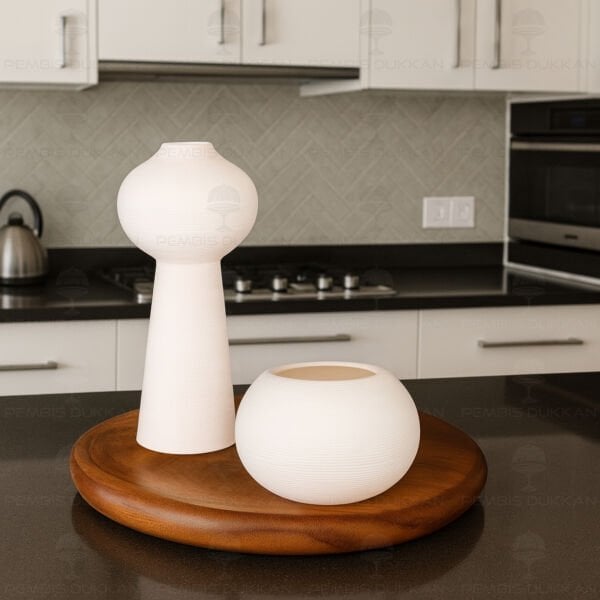 SERAMİK DEKORATİF VAZO KOMBİN SET NO6 (STAND HARİÇ)