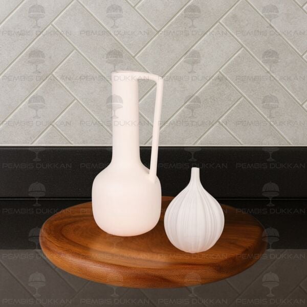 SERAMİK DEKORATİF VAZO KOMBİN SET NO10 (STAND HARİÇ)