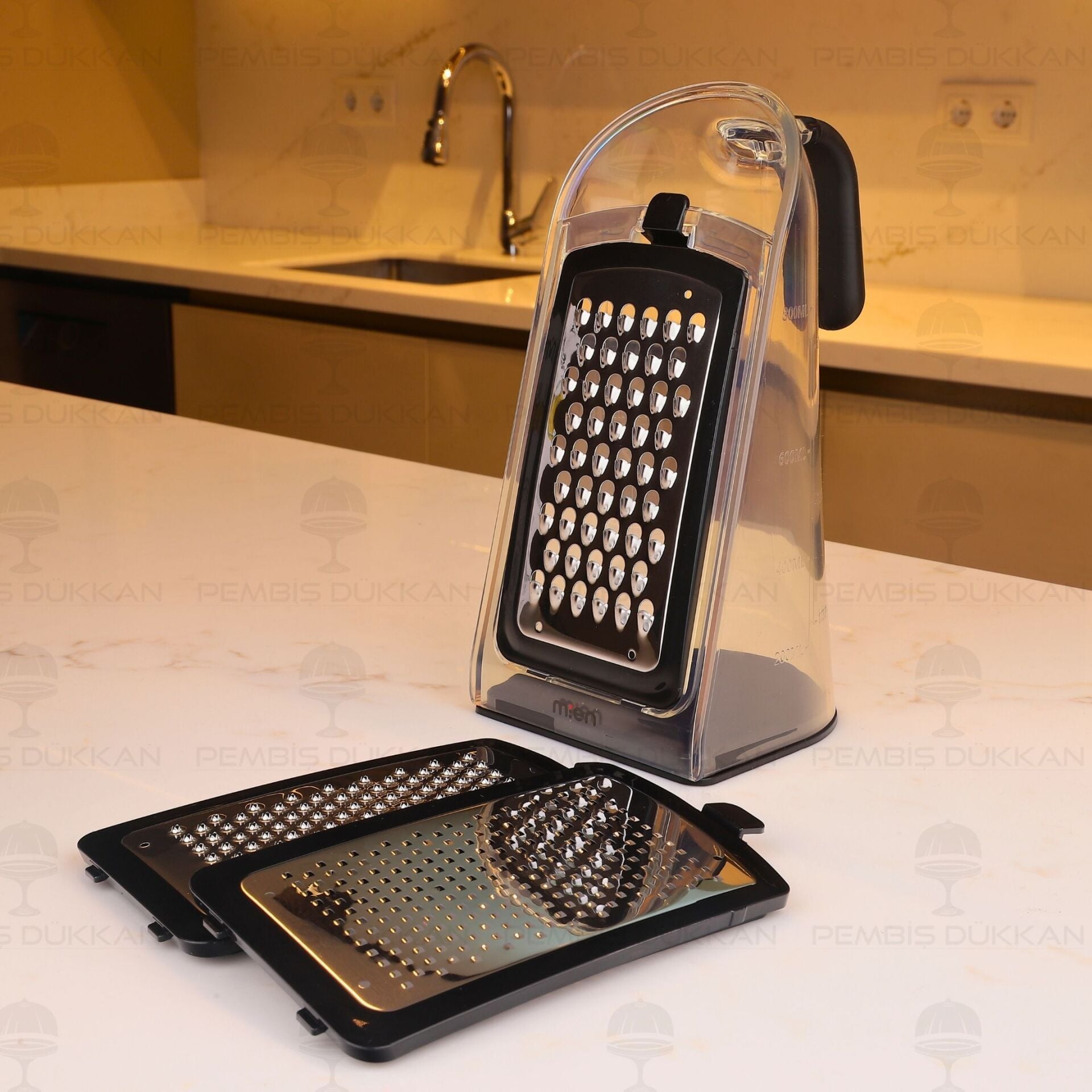 4 PARÇA TUTACAKLI HAZNELİ ERGONAMİK RENDE (TF848A)