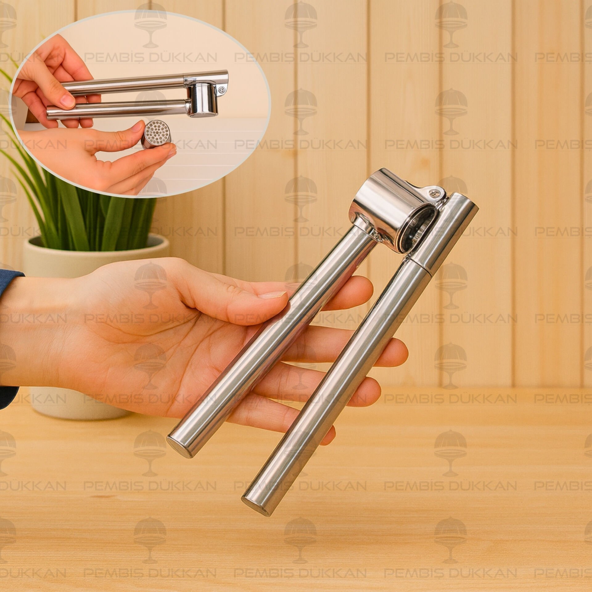 ÇELİK FİT SARIMSAK EZİCİ (IVO-SE104)