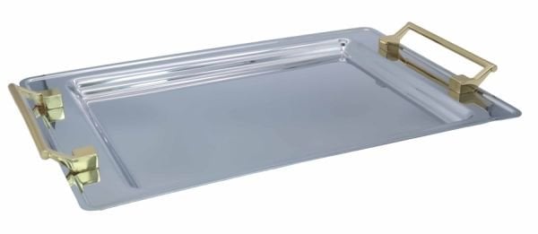 ARW ÇELİK YENİ GOLD KULPLU TEPSİ BÜYÜK BOY