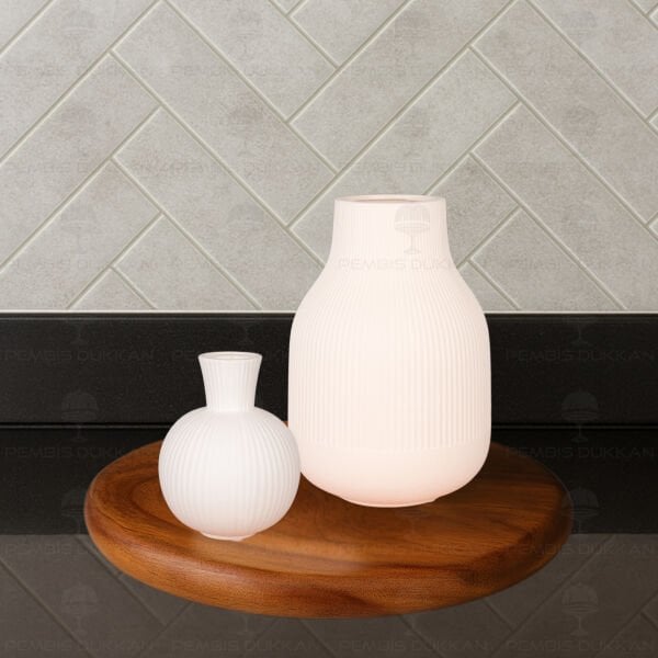 SERAMİK DEKORATİF VAZO KOMBİN SET NO18 (STAND HARİÇ)