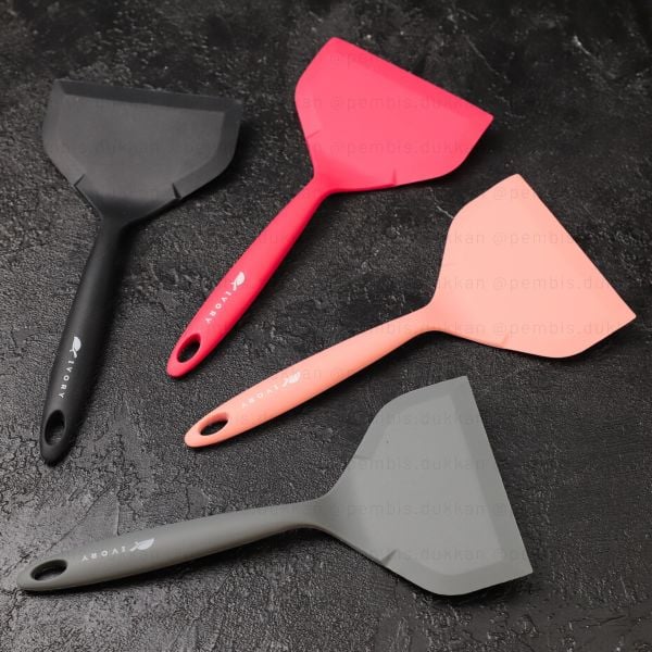 1 ADET İVY GENİŞ SİLİKON SPATULA (RENK SEÇİNİZ)
