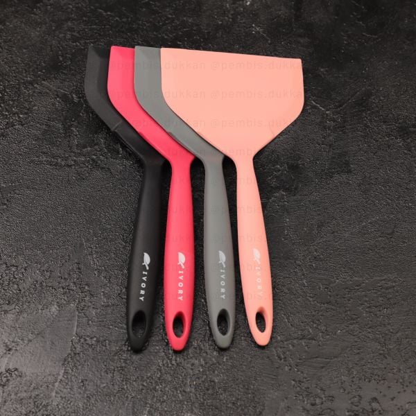 İVY GENİŞ SİLİKON SPATULA (RENK SEÇİNİZ)