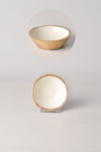 1 ADET MANGO AGACI 13CM KREM KASE (THN38165)