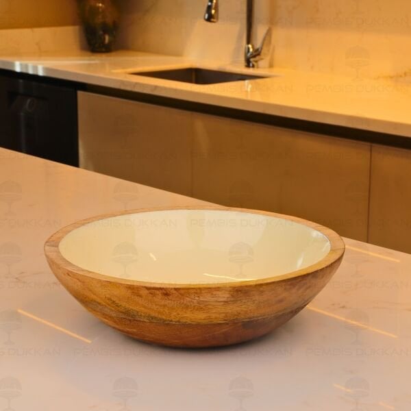 MANGO AGACI 25CM KREM KASE (THN38166)