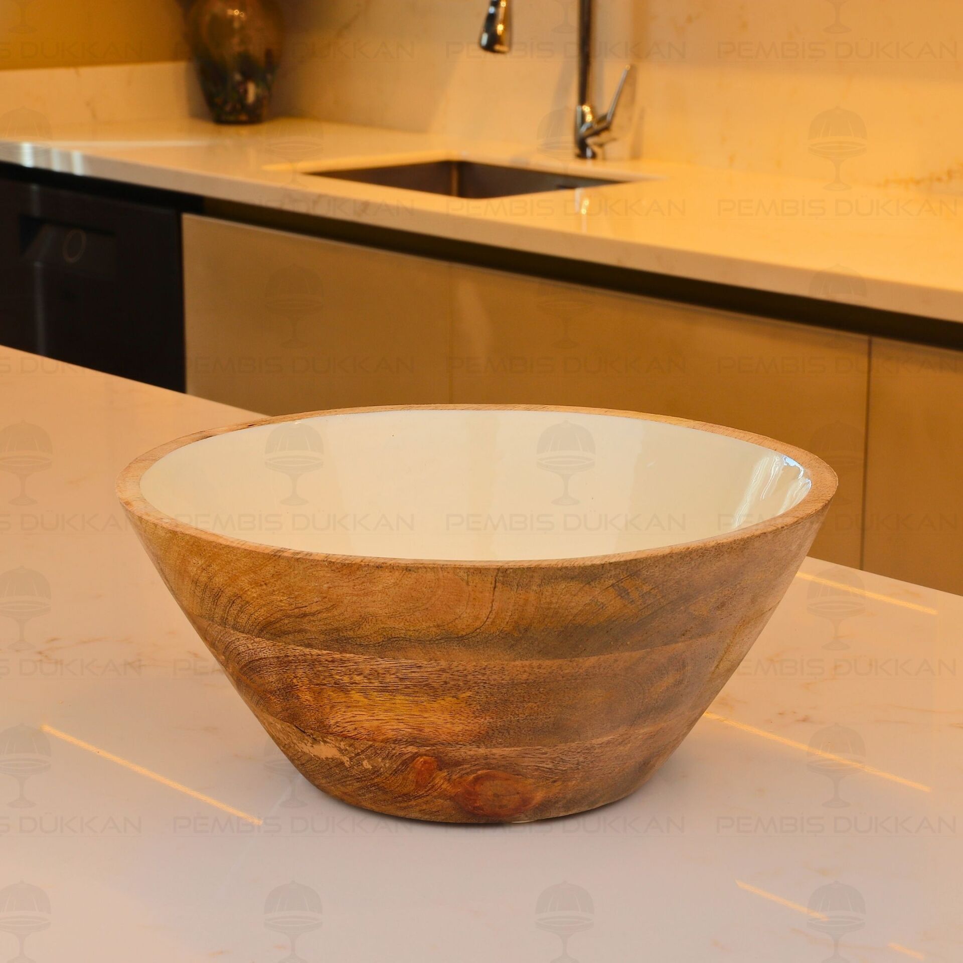 MANGO AGACI 25CM KREM KASE (THN38108)