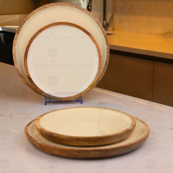 1 ADET MANGO AGACI 20CM KREM PASTA TABAGI (THN38116)