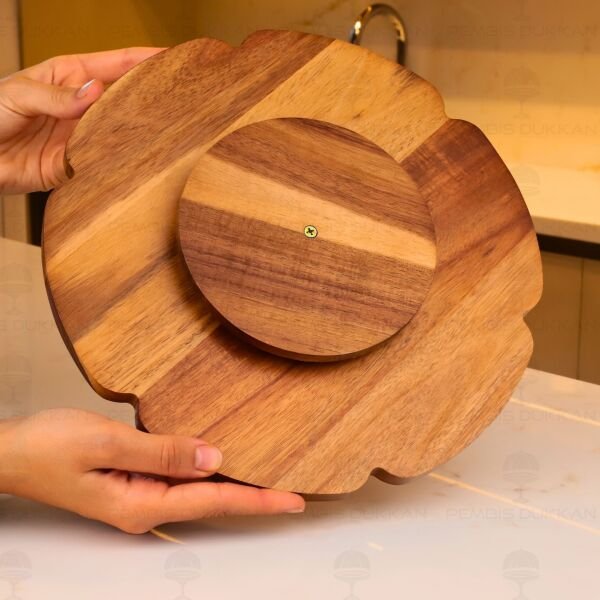 AKASYA PAPATYA 30CM DÖNER MEKANİZMALI ÇEREZLİK (17499)