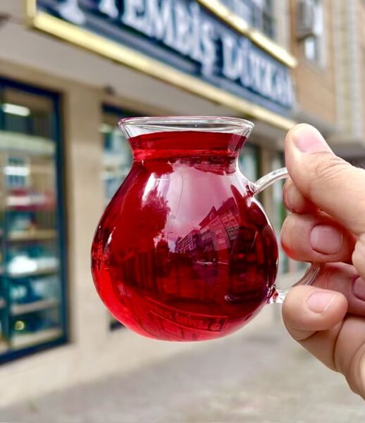 6LI KEYFİ ALA BOROSİLİKAT CAM, KULPLU ÇAY BARDAĞI