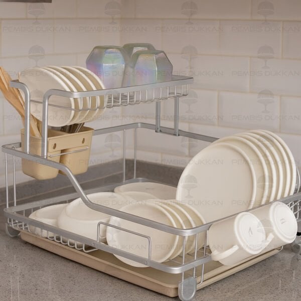 ALÜMİNYUM 2 KATLI BULAŞIKLIK 005