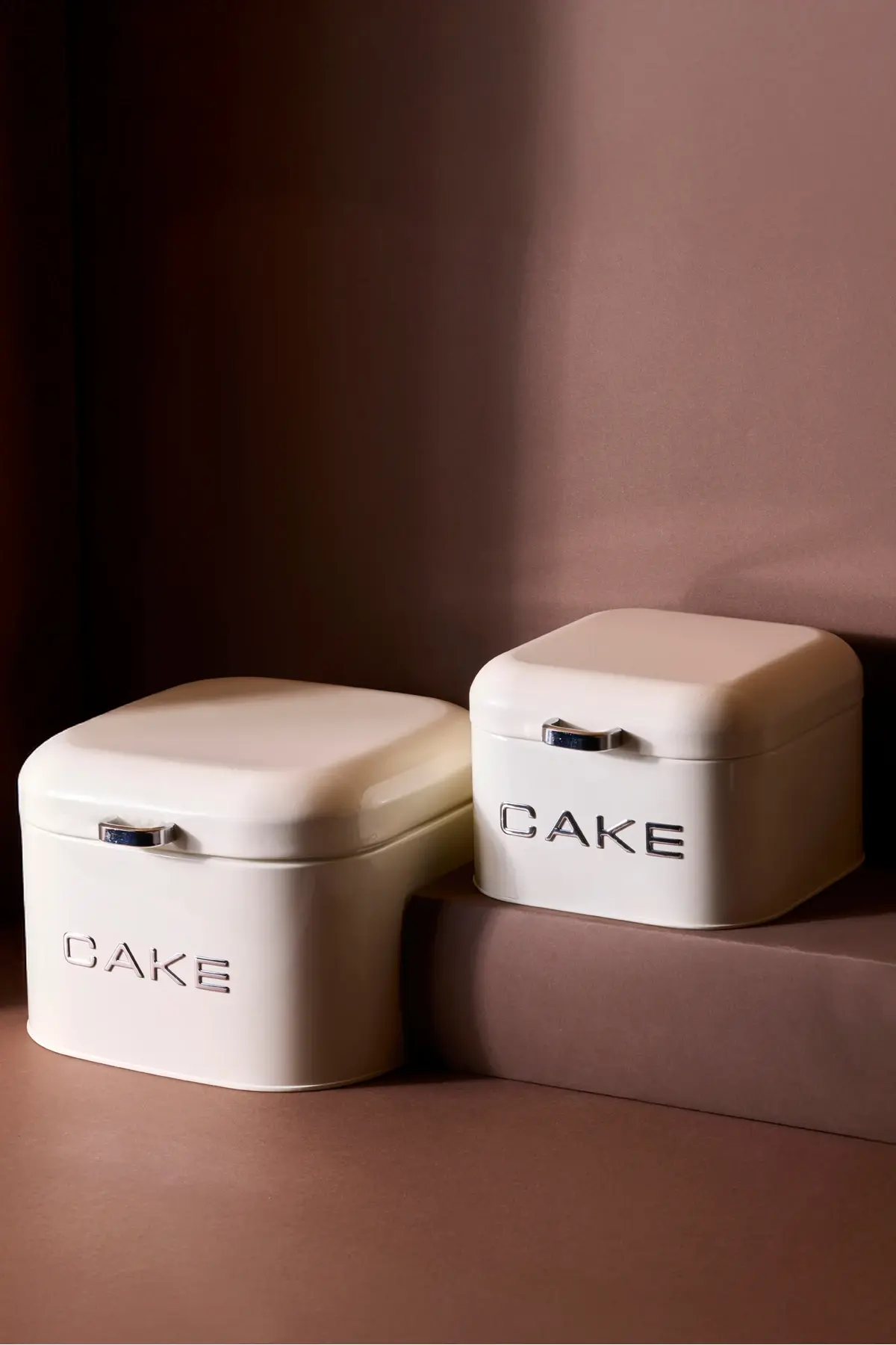 BEYAZ PLUS 2Lİ EKMEK & KEK KUTUSU