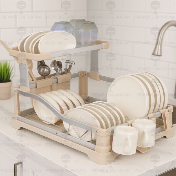 ALÜMİNYUM 2 KATLI BULAŞIKLIK 004