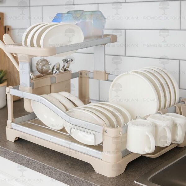 ALÜMİNYUM 2 KATLI BULAŞIKLIK 004