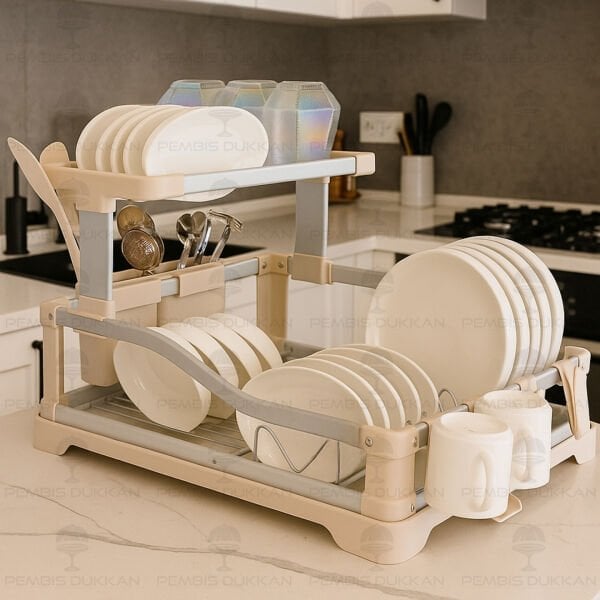 ALÜMİNYUM 2 KATLI BULAŞIKLIK 004