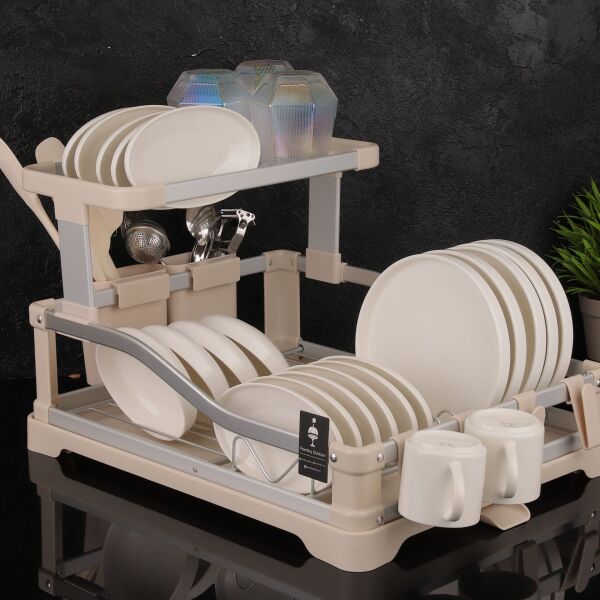 KREM ALÜMİNYUM, 2 KATLI PİKA BULAŞIKLIK  (004)